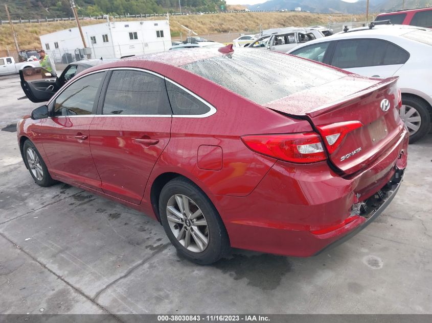 2015 HYUNDAI SONATA SE - 5NPE24AF3FH017963