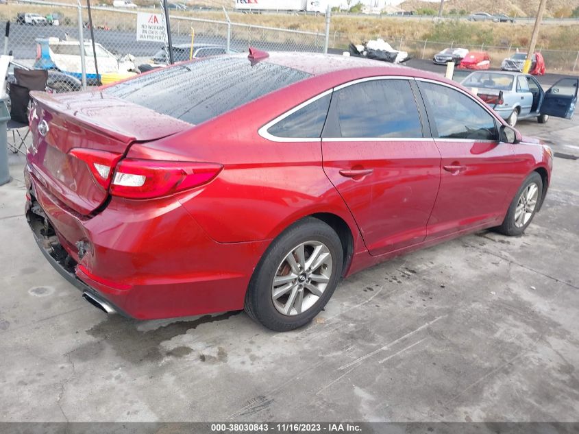 2015 HYUNDAI SONATA SE - 5NPE24AF3FH017963