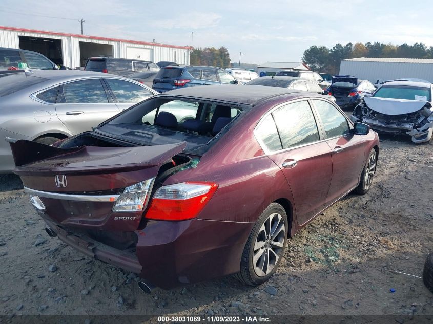 2014 HONDA ACCORD SPORT - 1HGCR2F52EA055067