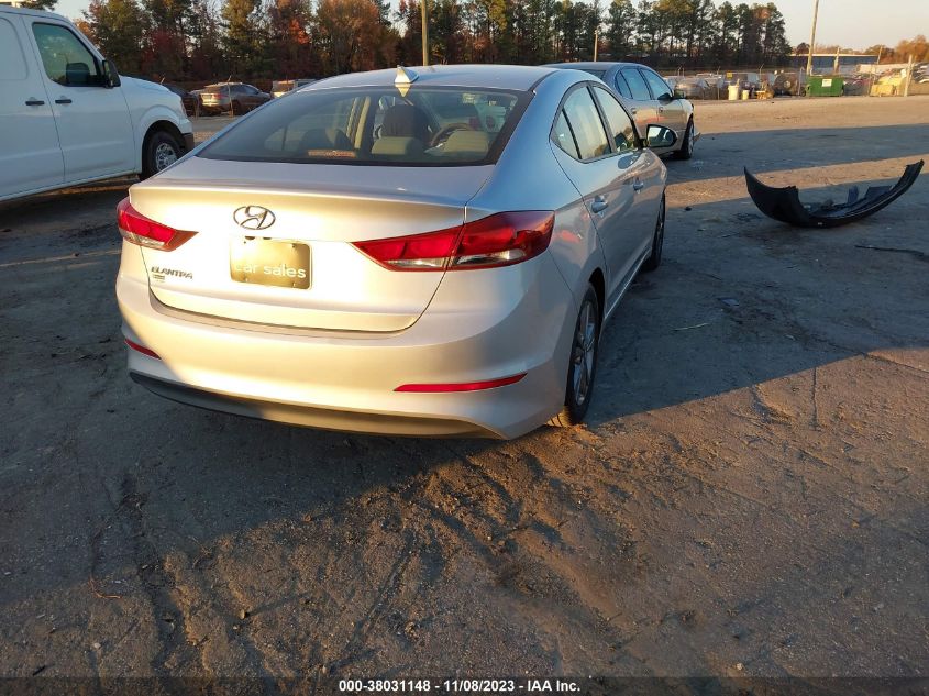 2018 HYUNDAI ELANTRA SEL - 5NPD84LF8JH315554