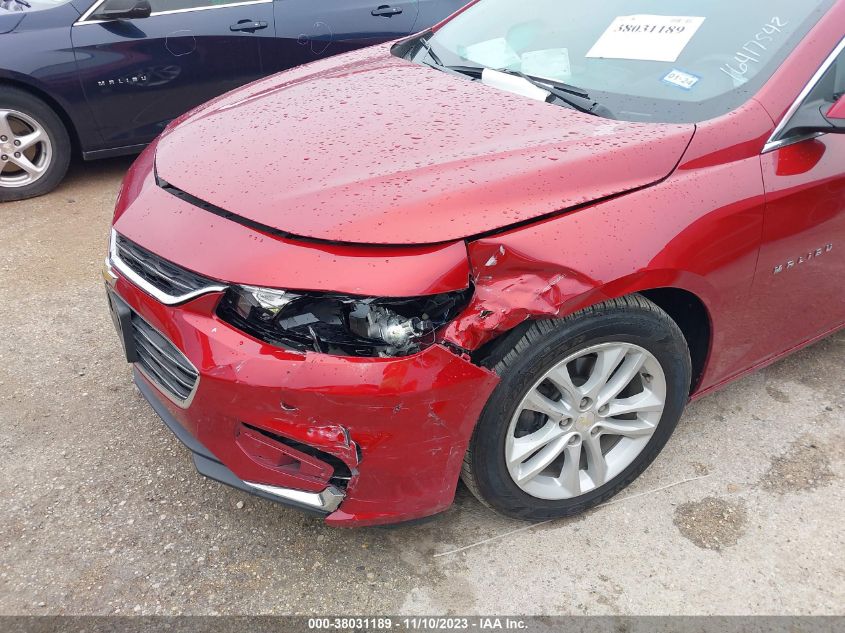 2016 CHEVROLET MALIBU LT - 1G1ZE5ST0GF178083