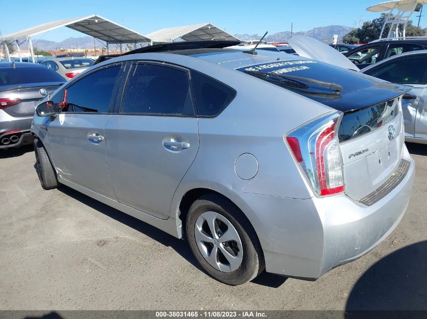 2015 TOYOTA PRIUS THREE - JTDKN3DU4F1994731