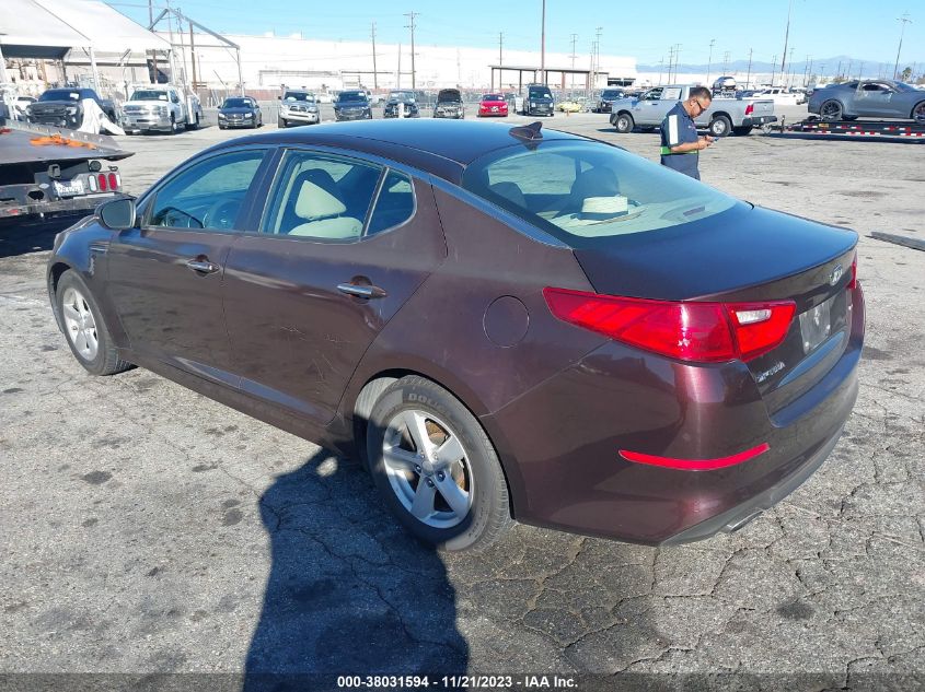 2015 KIA OPTIMA LX - 5XXGM4A70FG384147