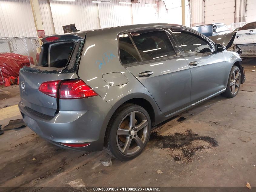 2015 VOLKSWAGEN GOLF TDI - 3VW2A7AU3FM082129
