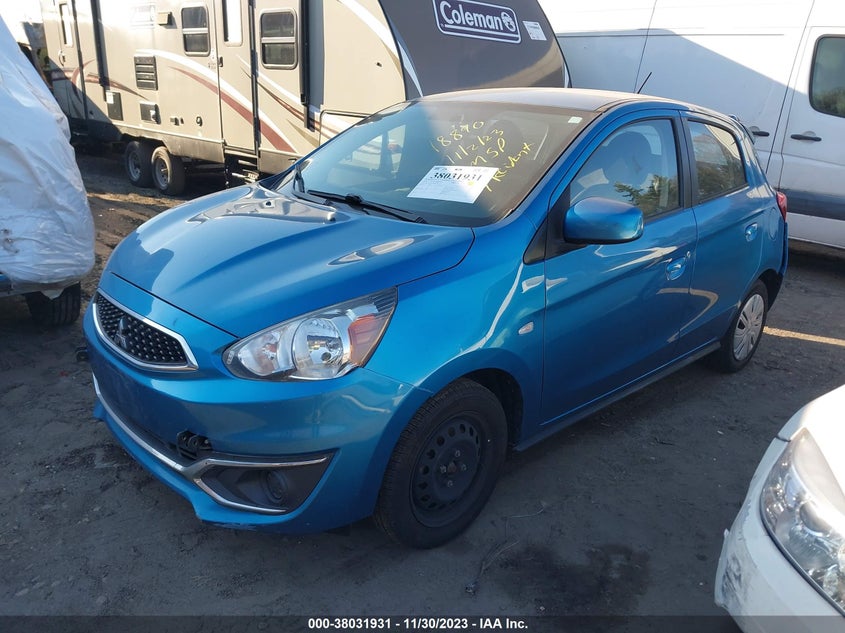 VIN ML32A3HJ4KH008694 2019 MITSUBISHI MIRAGE ES/RF