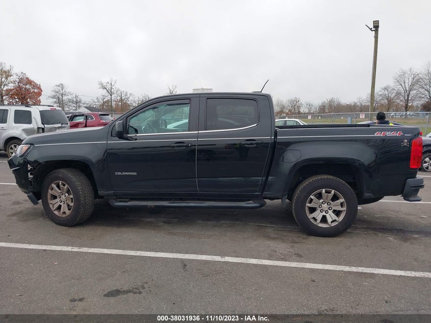 VIN 1GCGTCEN1J1101393 2018 CHEVROLET COLORADO LT