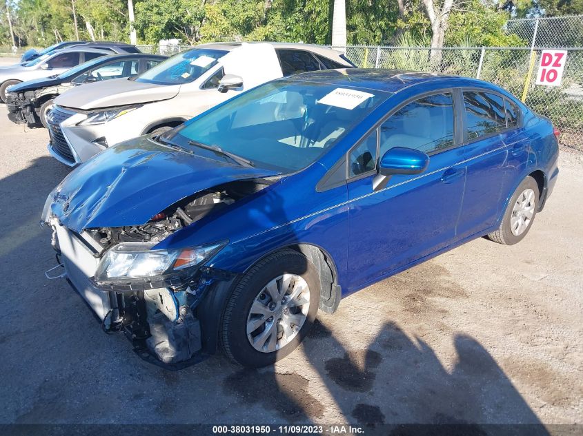 2014 HONDA CIVIC LX - 19XFB2F51EE033428