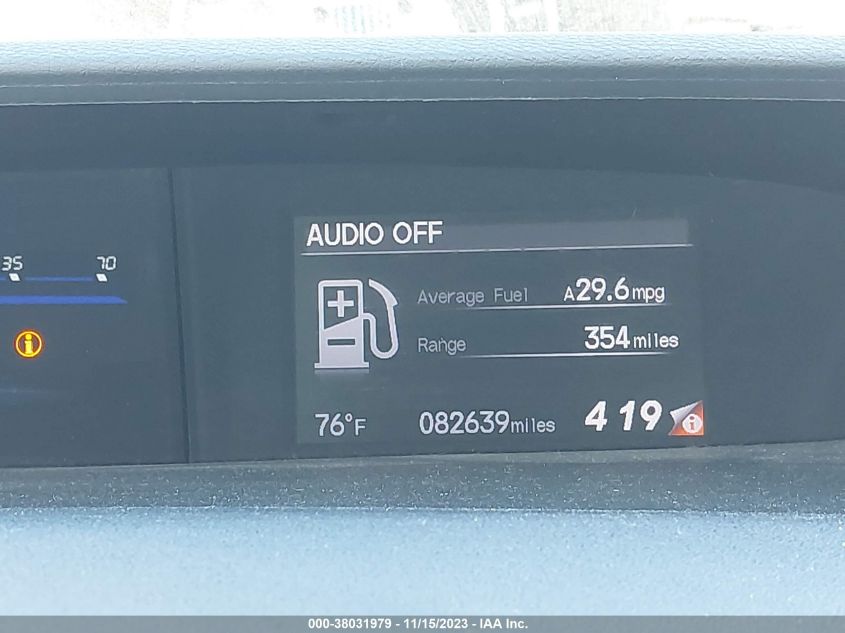 2015 HONDA CIVIC SE - 19XFB2F79FE231287