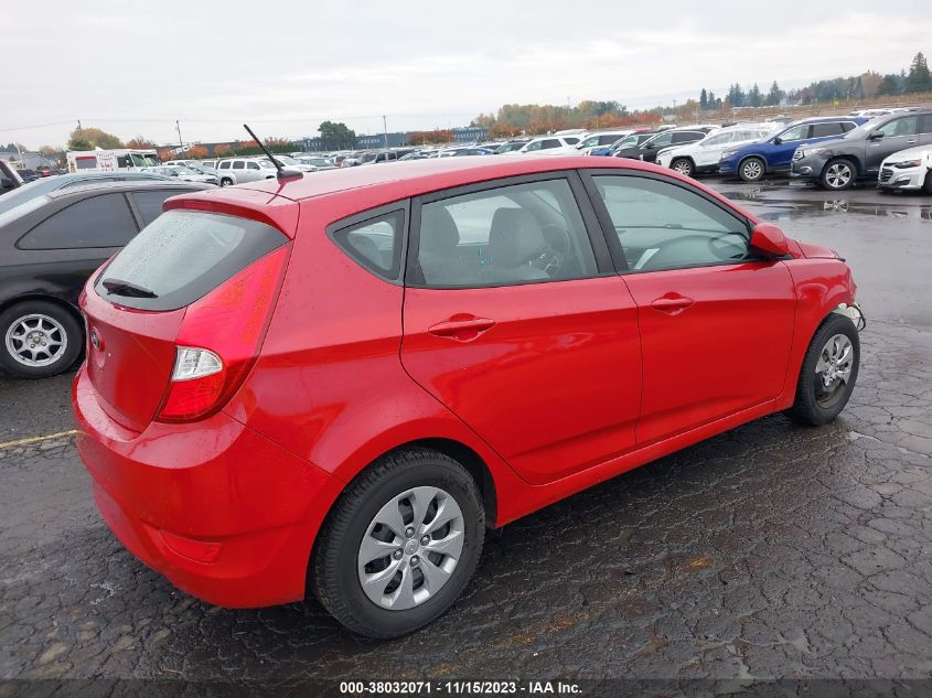 2016 HYUNDAI ACCENT SE - KMHCT5AE5GU279858