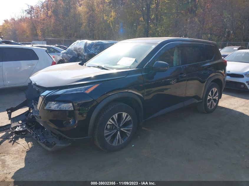VIN 5N1AT3BA2MC683256 2021 NISSAN ROGUE SV
