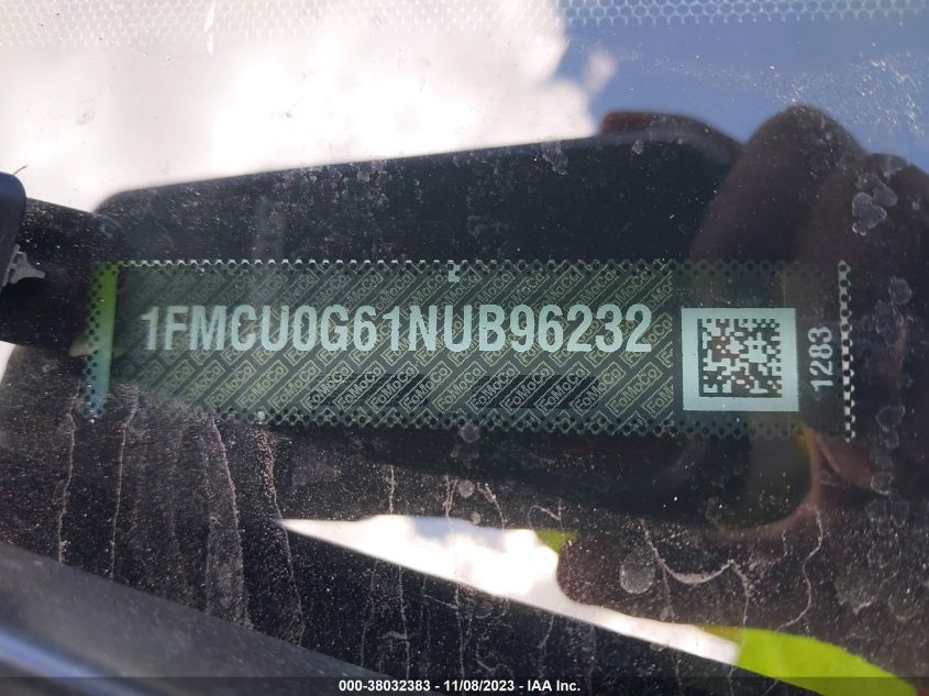 2022 FORD ESCAPE SE - 1FMCU0G61NUB96232