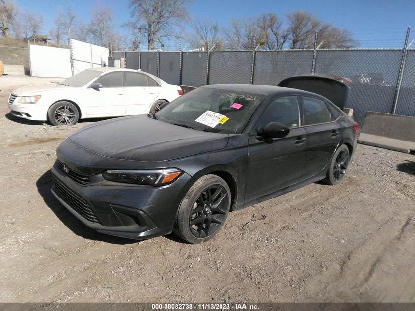 VIN 2HGFE2F52NH510946 2022 HONDA CIVIC SPORT
