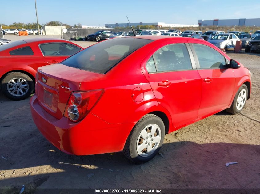 2014 CHEVROLET SONIC LS - 1G1JA5SH8E4129257