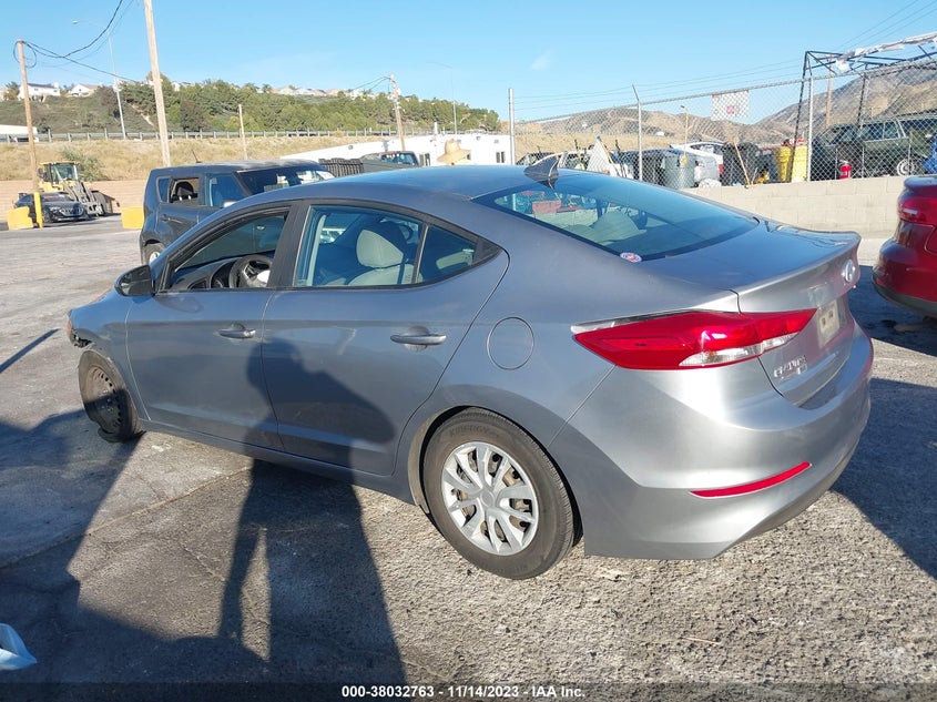 VIN 5NPD74LF6HH204238 2017 HYUNDAI ELANTRA SE