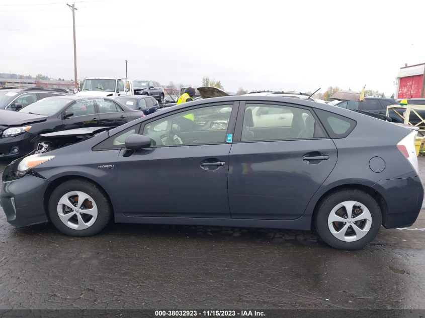 2013 TOYOTA PRIUS THREE - JTDKN3DU1D1660895