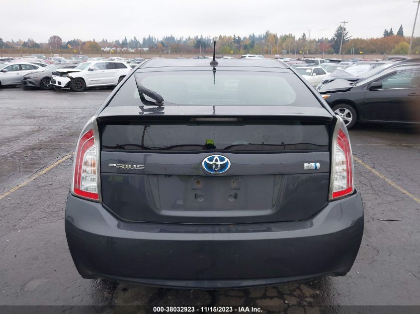 2013 TOYOTA PRIUS THREE - JTDKN3DU1D1660895