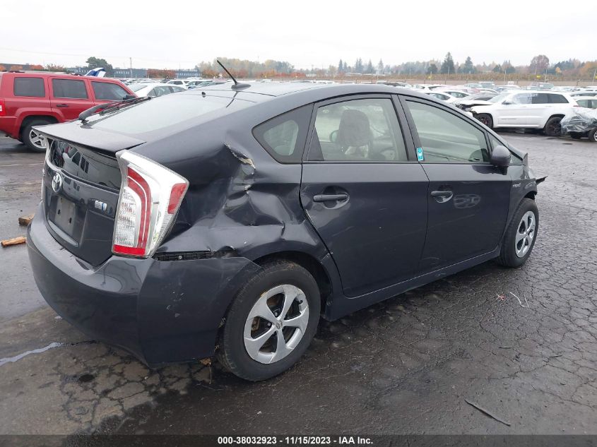 2013 TOYOTA PRIUS THREE - JTDKN3DU1D1660895