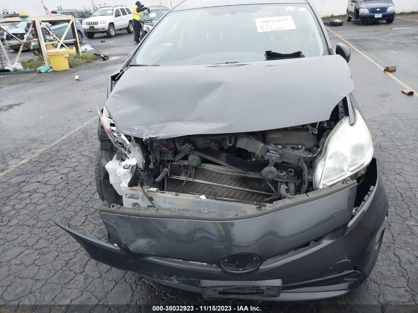2013 TOYOTA PRIUS THREE - JTDKN3DU1D1660895