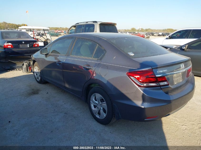 2015 HONDA CIVIC LX - 19XFB2F52FE121227