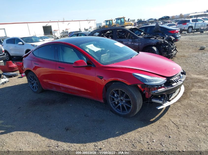5YJ3E1EA4MF096051 TESLA MODEL 3 STANDARD RANGE PLUS 2021