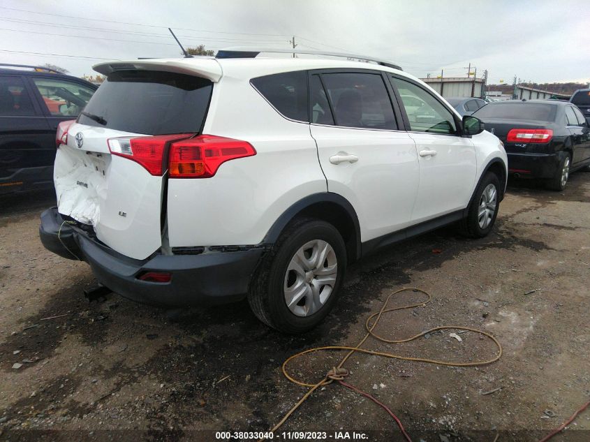 2014 TOYOTA RAV4 LE - JTMZFREV7EJ024019