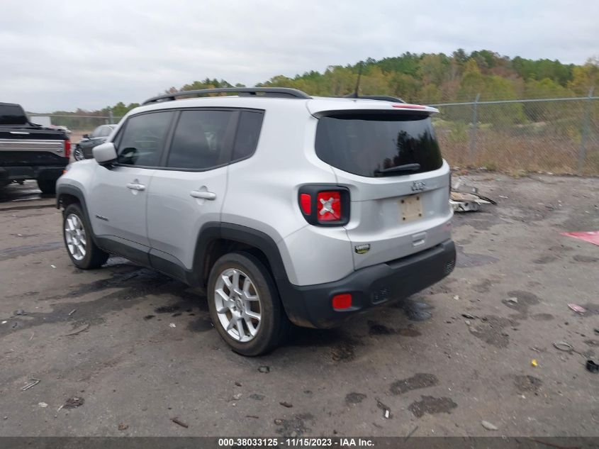 2019 JEEP RENEGADE LATITUDE FWD - ZACNJABB7KPK75625