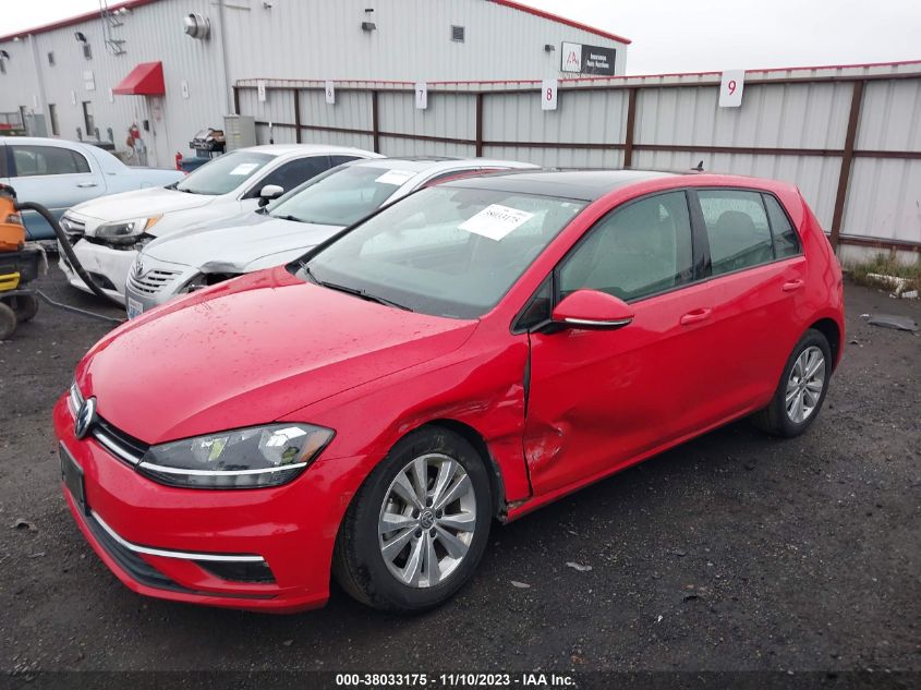 2018 VOLKSWAGEN GOLF S/SE - 3VWG17AU5JM262906