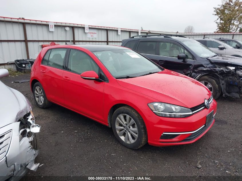 2018 VOLKSWAGEN GOLF S/SE - 3VWG17AU5JM262906
