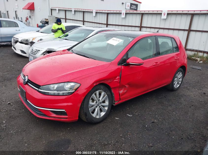 2018 VOLKSWAGEN GOLF S/SE - 3VWG17AU5JM262906