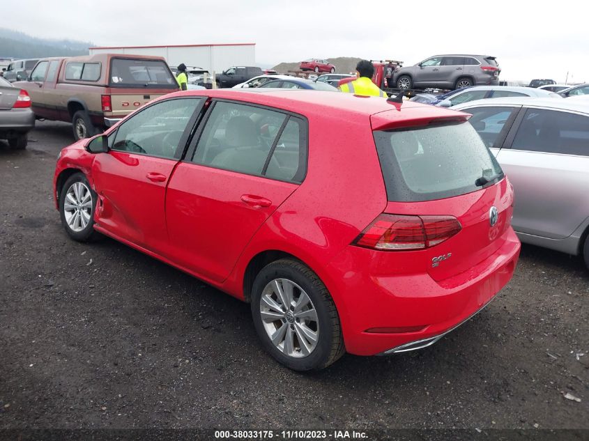 2018 VOLKSWAGEN GOLF S/SE - 3VWG17AU5JM262906