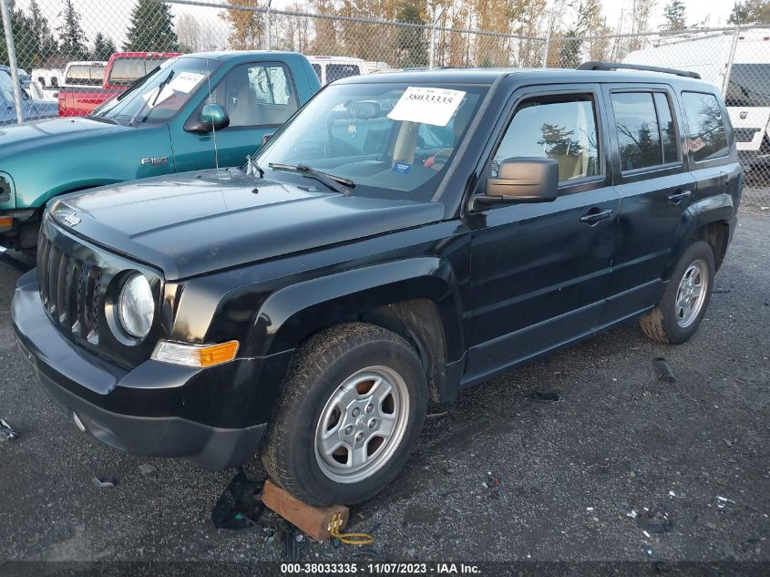 2017 JEEP PATRIOT SPORT - 1C4NJPBB0HD203226