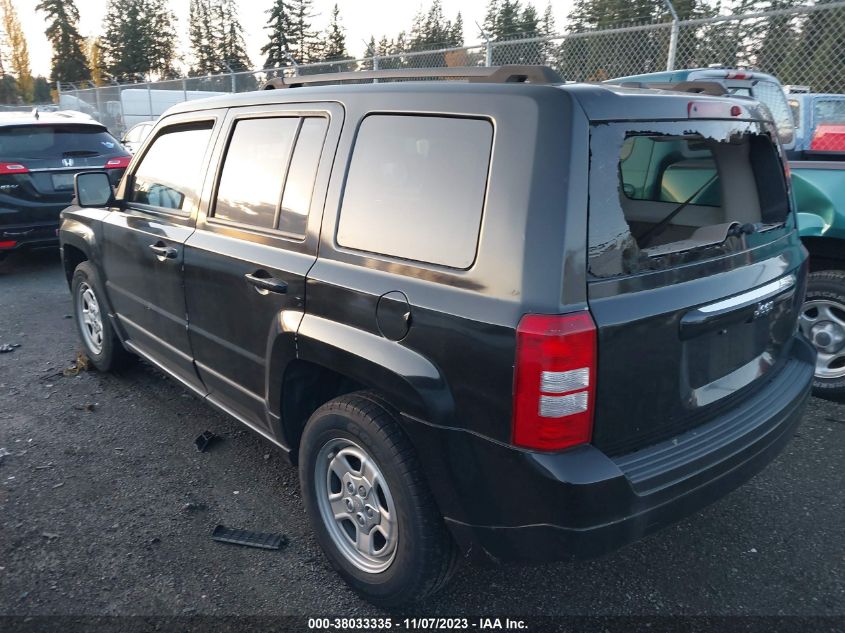 2017 JEEP PATRIOT SPORT - 1C4NJPBB0HD203226