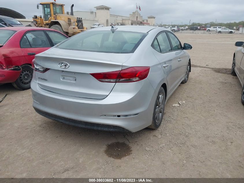 2018 HYUNDAI ELANTRA SEL/VALUE/LIMITED - 5NPD84LF6JH230759