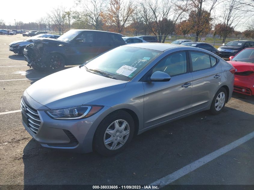 2017 HYUNDAI ELANTRA SE - 5NPD74LFXHH077090