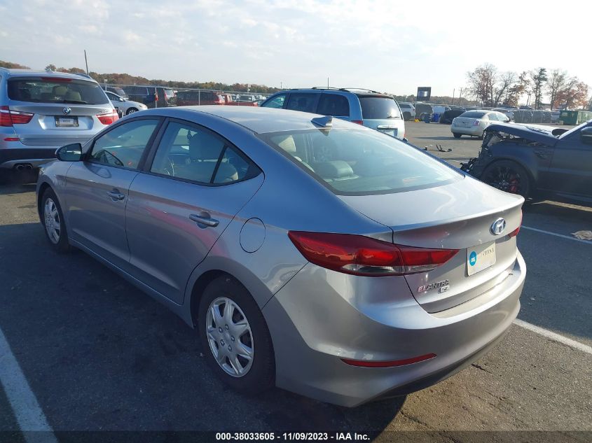 2017 HYUNDAI ELANTRA SE - 5NPD74LFXHH077090