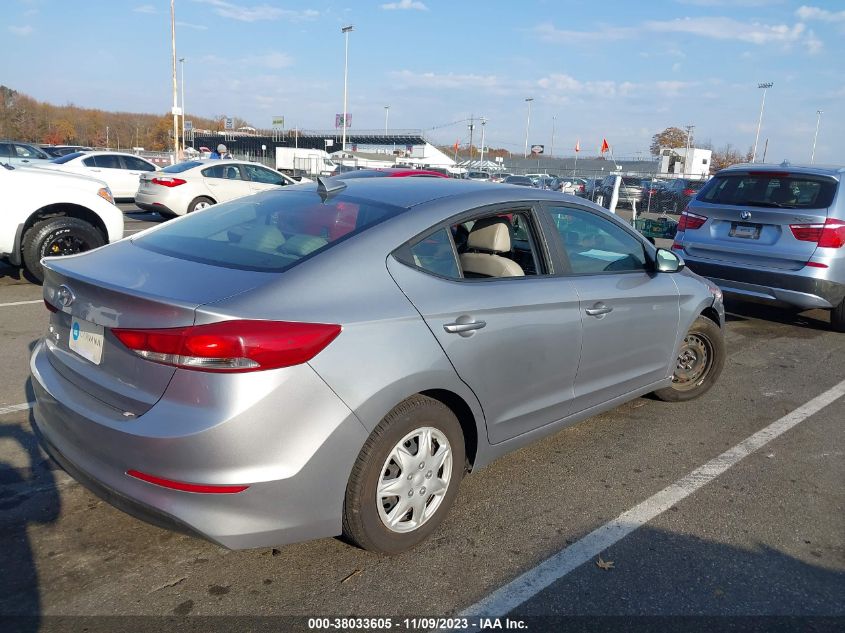 2017 HYUNDAI ELANTRA SE - 5NPD74LFXHH077090