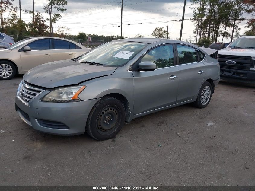 2013 NISSAN SENTRA S - 3N1AB7APXDL799008