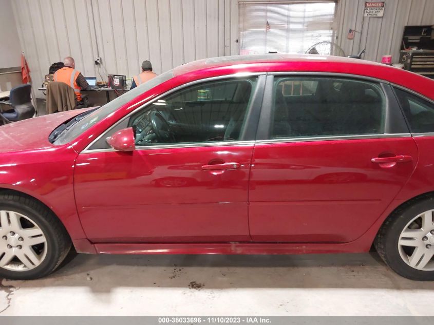 2013 CHEVROLET IMPALA LT - 2G1WG5E31D1254034