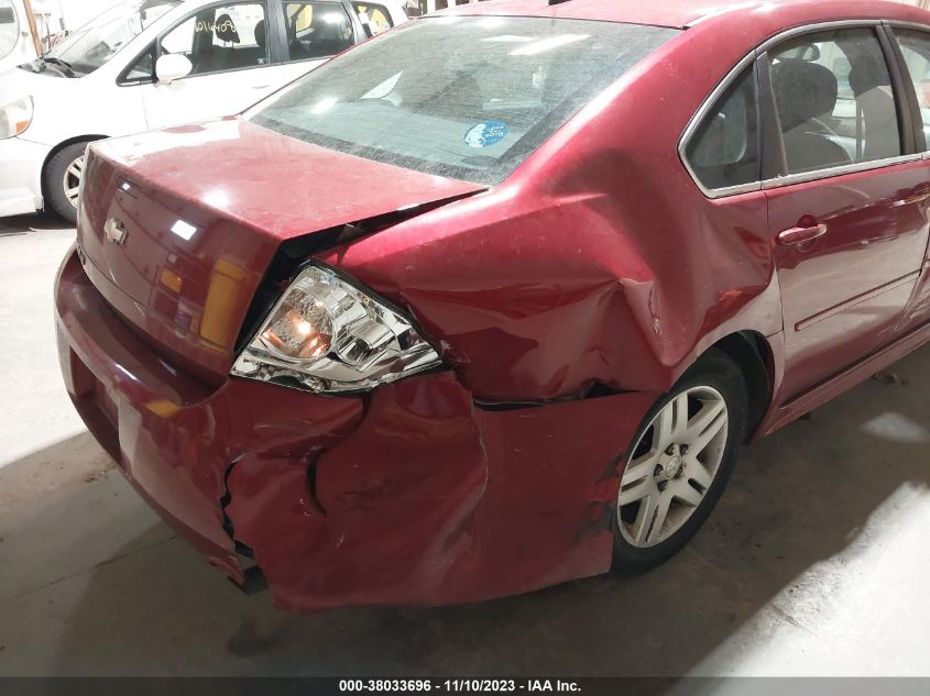 2013 CHEVROLET IMPALA LT - 2G1WG5E31D1254034