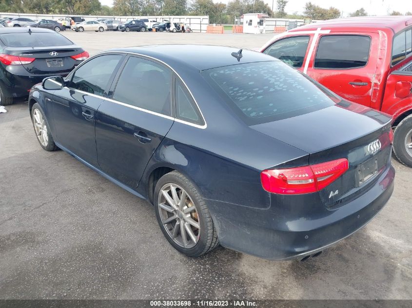 2014 AUDI A4 2.0T PREMIUM - WAUEFAFL4EN023428