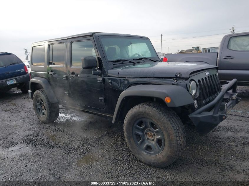 2014 JEEP WRANGLER UNLIMITED SPORT - 1C4BJWDG7EL164092