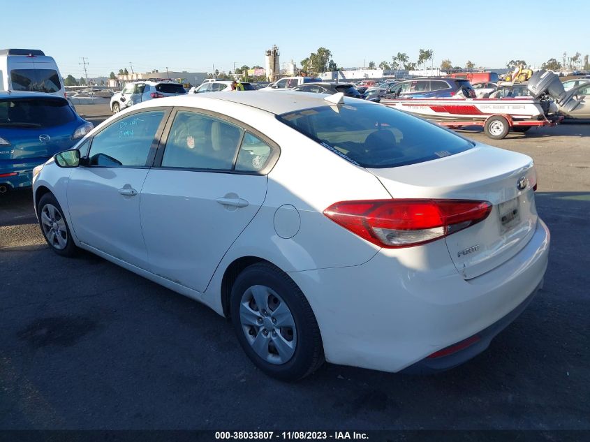 2017 KIA FORTE LX - 3KPFK4A73HE016543