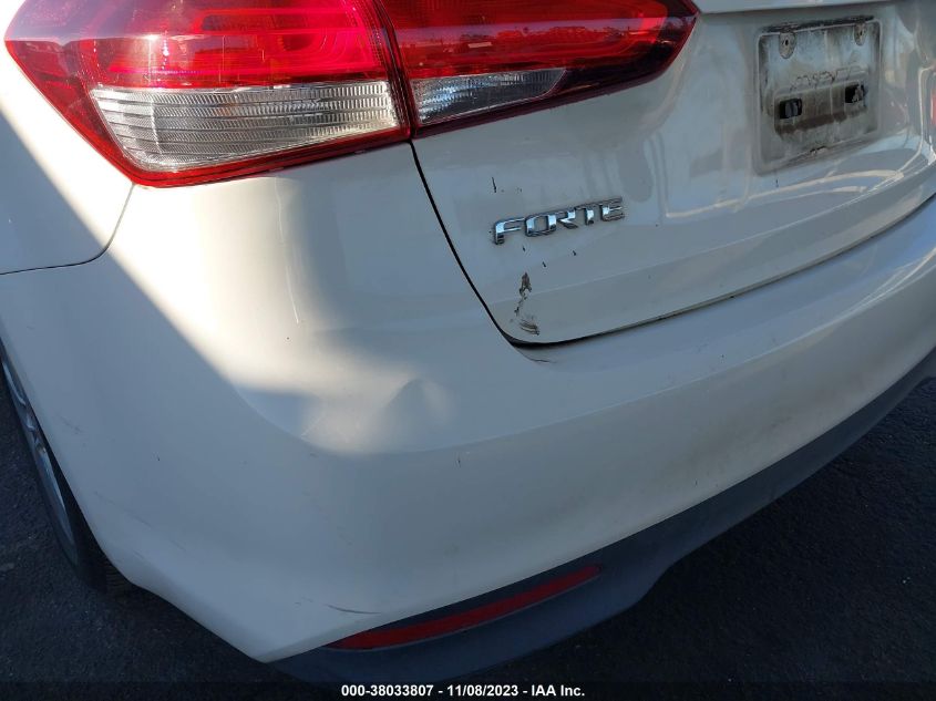 2017 KIA FORTE LX - 3KPFK4A73HE016543