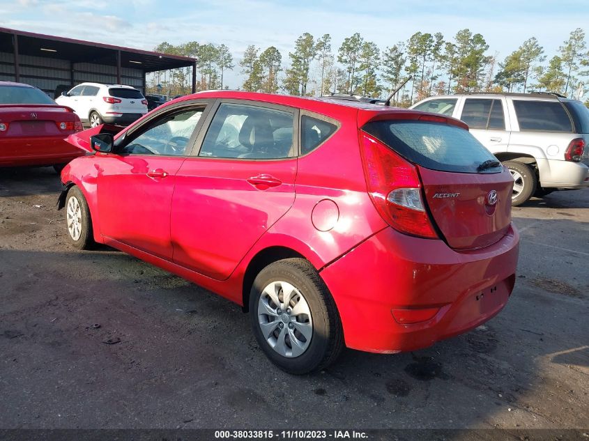 2017 HYUNDAI ACCENT SE - KMHCT5AE5HU311581