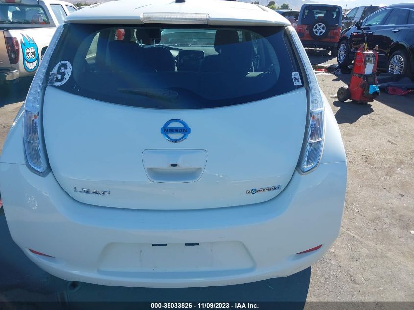VIN 1N4BZ0CP9HC307268 2017 NISSAN LEAF SV