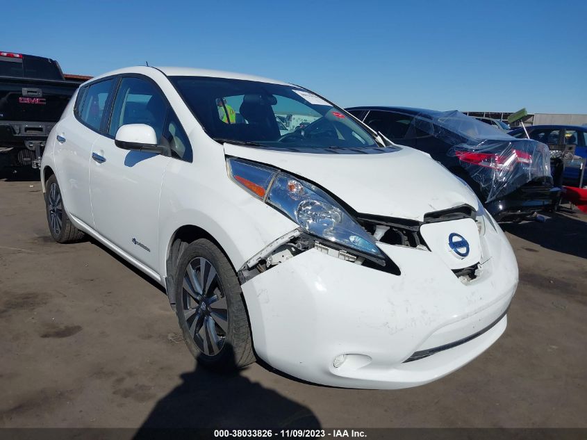 VIN 1N4BZ0CP9HC307268 2017 NISSAN LEAF SV