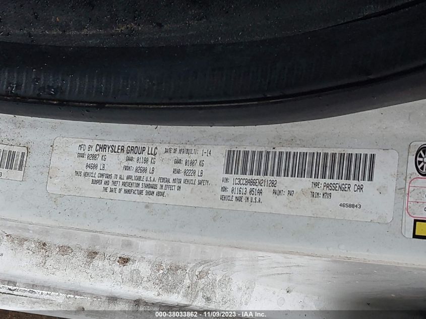 2014 CHRYSLER 200 LX - 1C3CCBAB6EN211282