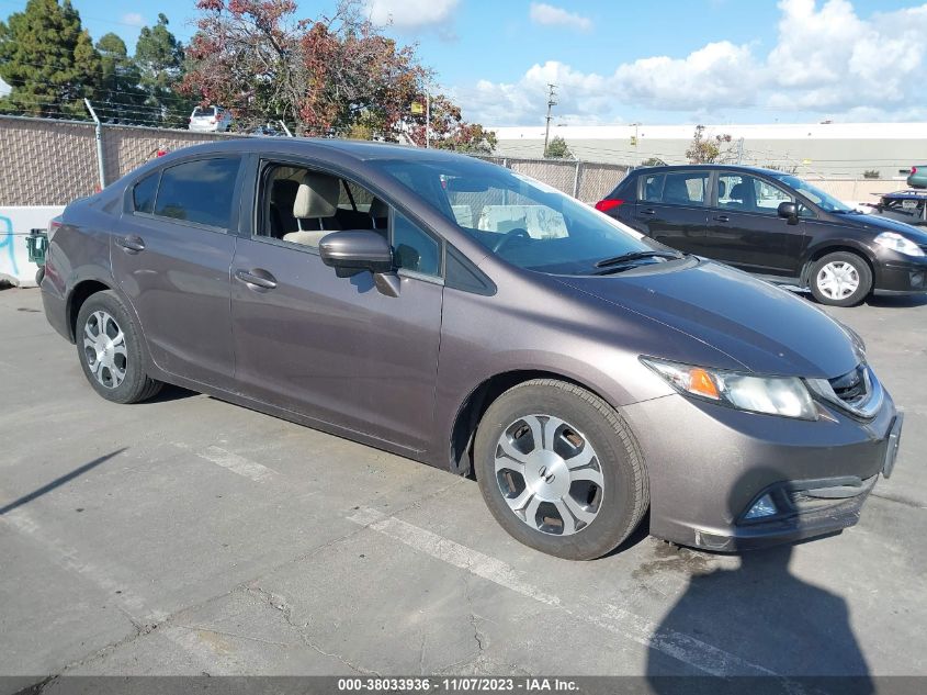 2014 HONDA CIVIC HYBRID - 19XFB4F23EE200342
