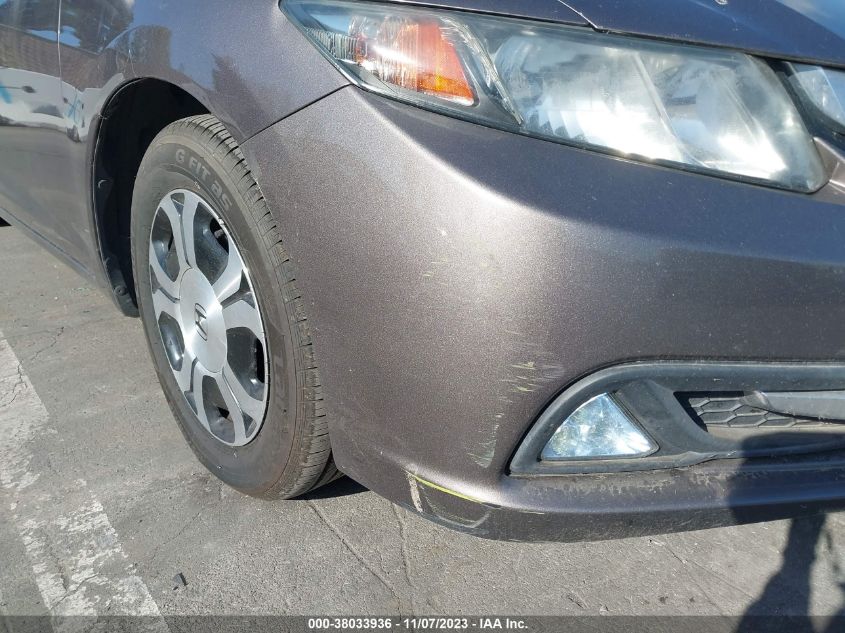 2014 HONDA CIVIC HYBRID - 19XFB4F23EE200342