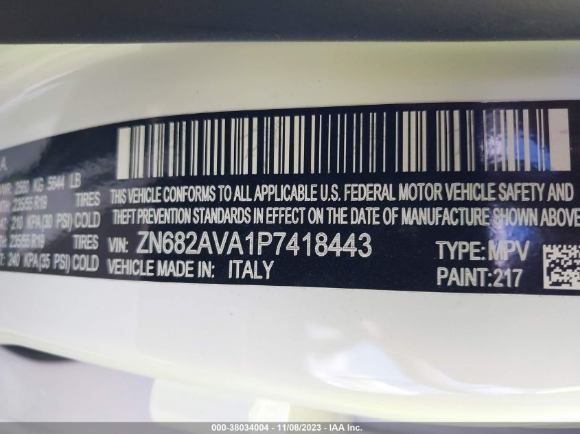 2023 MASERATI GRECALE GT - ZN682AVA1P7418443